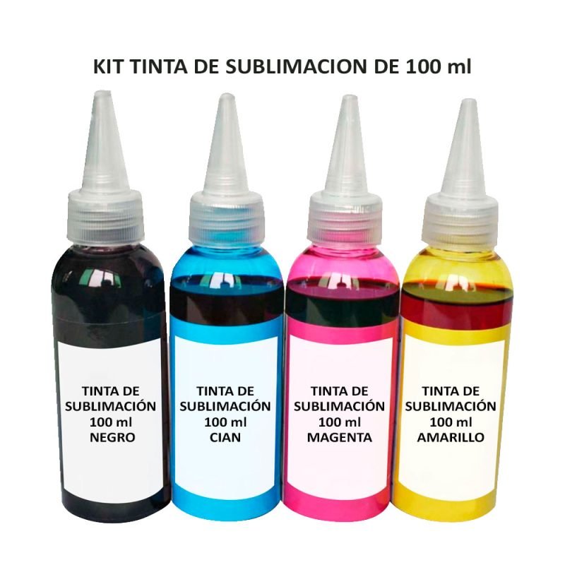 Kit Tinta de Sublimacion de 100ml