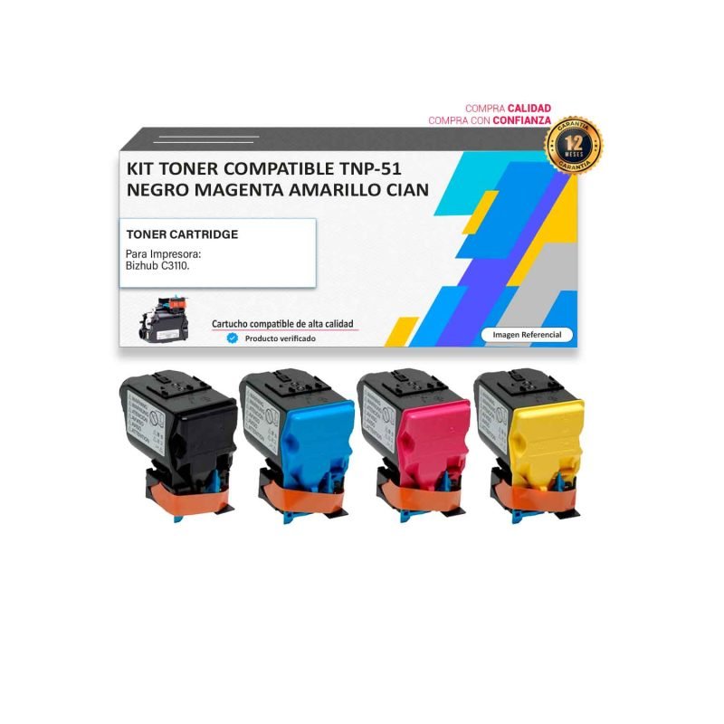 Toner Compatible Konica Minolta TNP-51 para impresora 3110