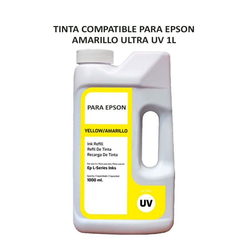 Tinta Compatible para Epson Amarillo Ultra UV