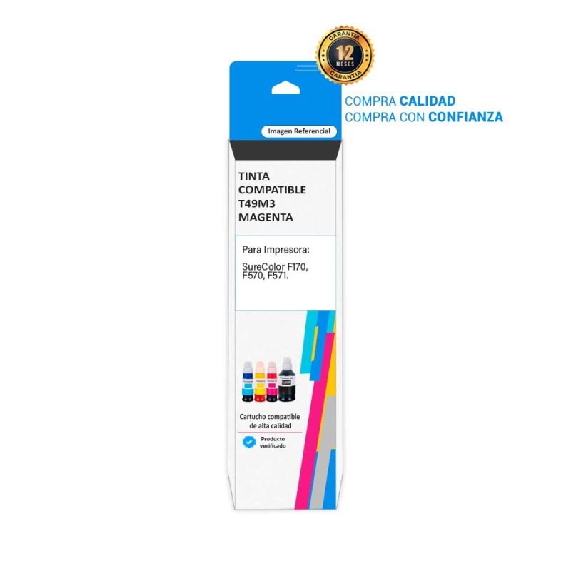 TINTA COMPATIBLE T49M3 MAGENTA