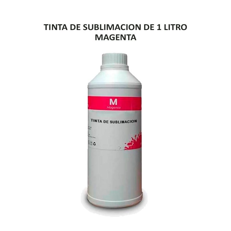 TINTA DE SUBLIMACION DE 1 LITRO MAGENTA