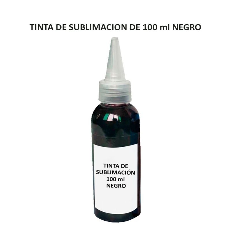 TINTA DE SUBLIMACION DE 100 ml NEGRO