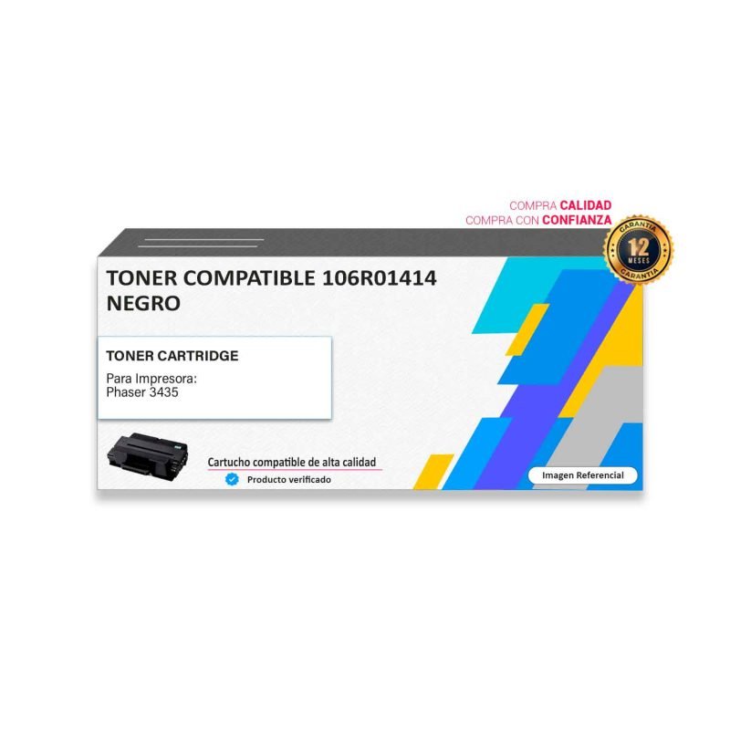 Toner compatible Xerox 106R01414 para impresoras 3435