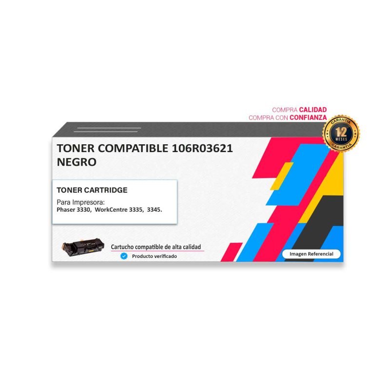 Toner compatible Xerox 106R03621 para impresora 3330 3335 3345