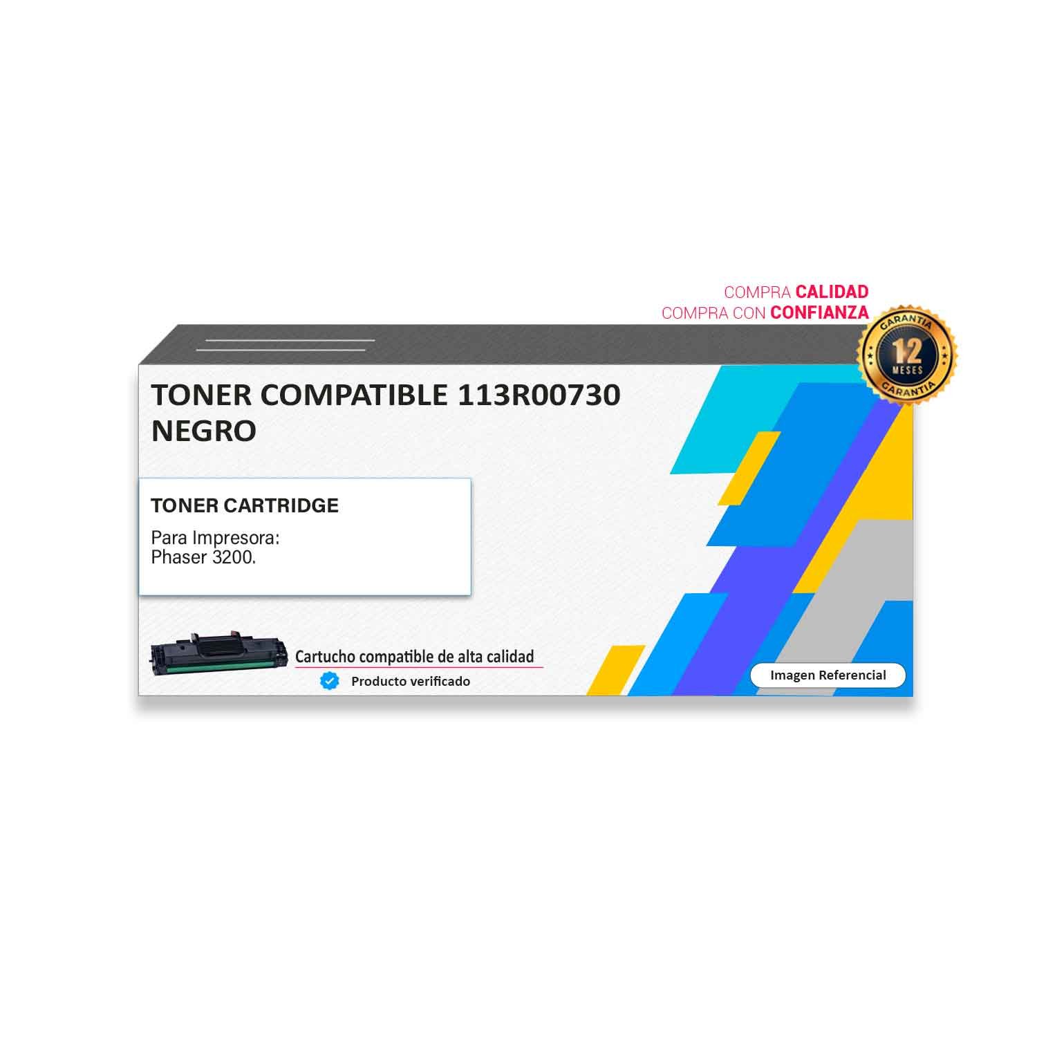 TONER-COMPATIBLE-113R00730-NEGRO Toner compatible Xerox 113R00730 para impresoras 3200