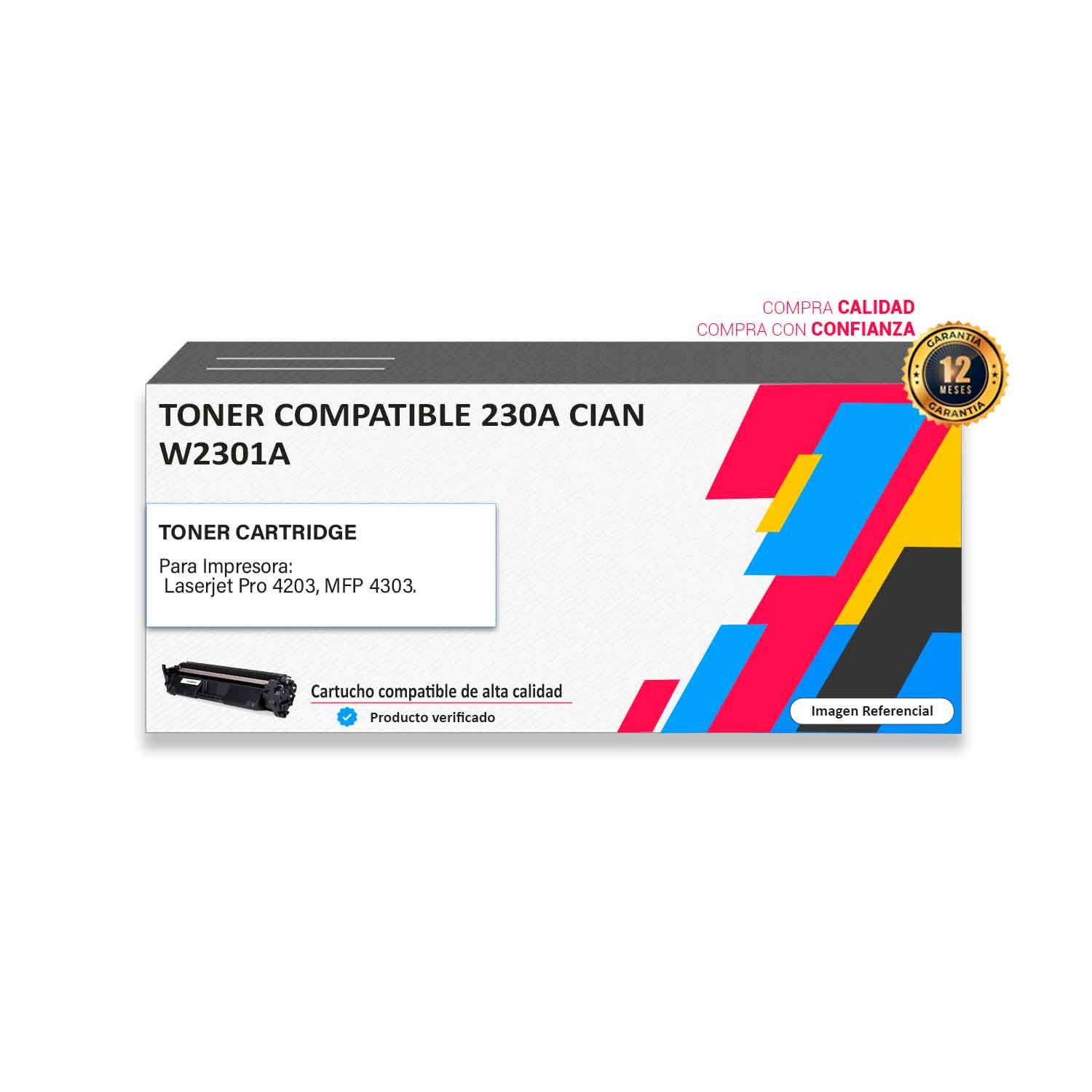 TONER-COMPATIBLE-230A-CIAN TONER COMPATIBLE 230A CIAN