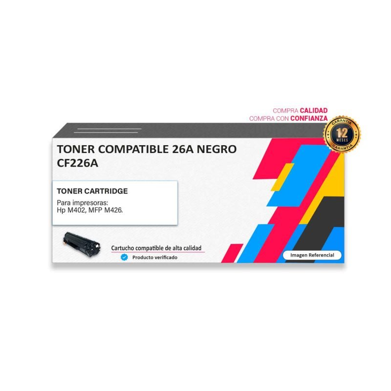 Toner compatible Hp 26A para impresora M402 M426
