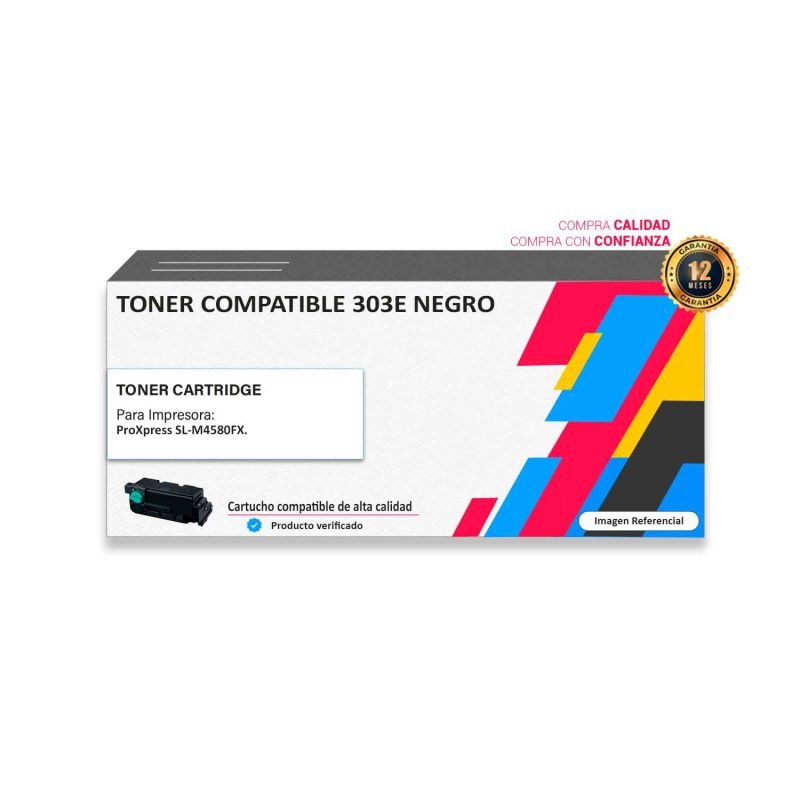 Toner compatible Samsung 303E para impresora 4580
