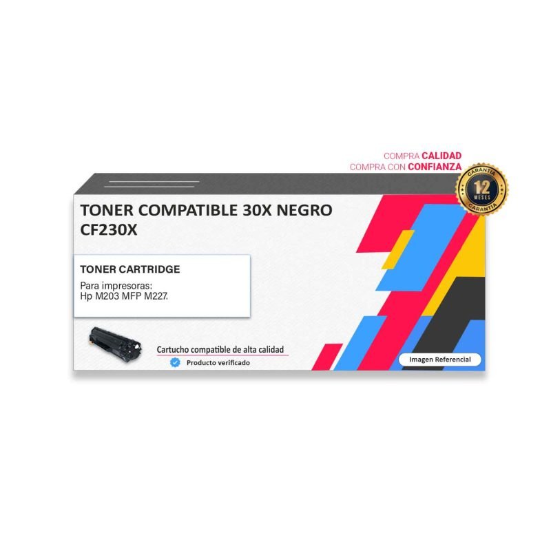 TONER COMPATIBLE HP 30X NEGRO PARA M203 227