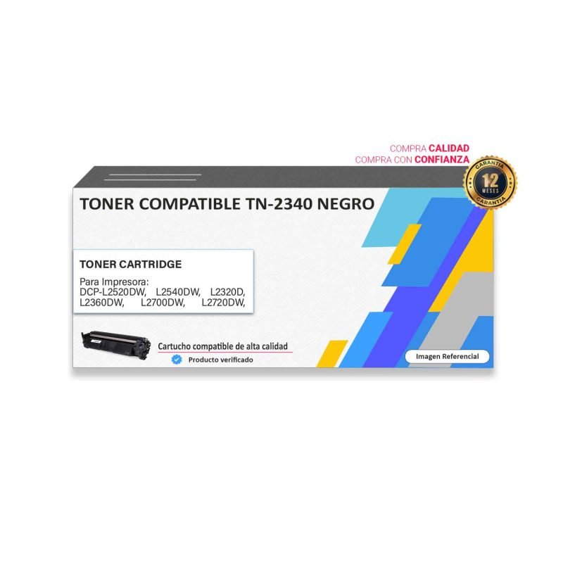 TONER COMPATIBLE BROTHER TN-2340 NEGRO PARA L2520DW