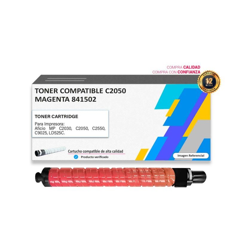Toner compatible Ricoh MP C2050 Magenta p