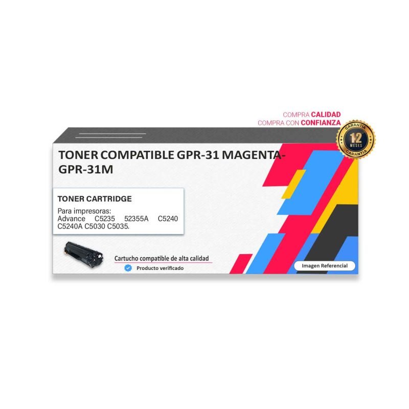 TONER COMPATIBLE CANON GPR-31 MAGENTA PARA 52355A