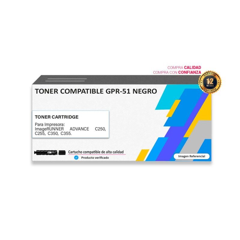TONER COMPATIBLE GPR 51 NEGRO