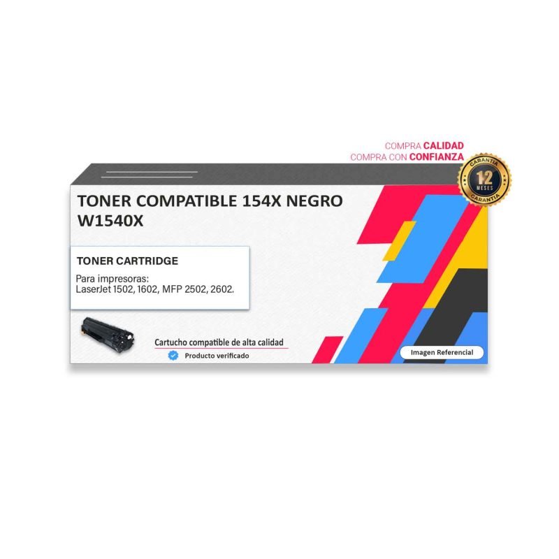 TONER COMPATIBLE HP 154X NEGRO PARA 1502 1602