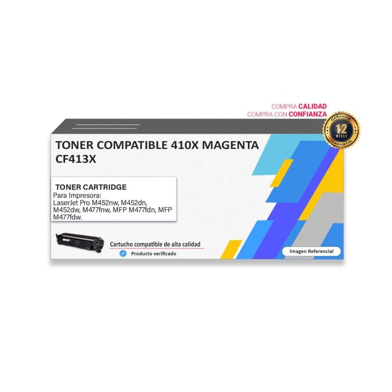 TONER COMPATIBLE HP 410X MAGENTA PARA M452