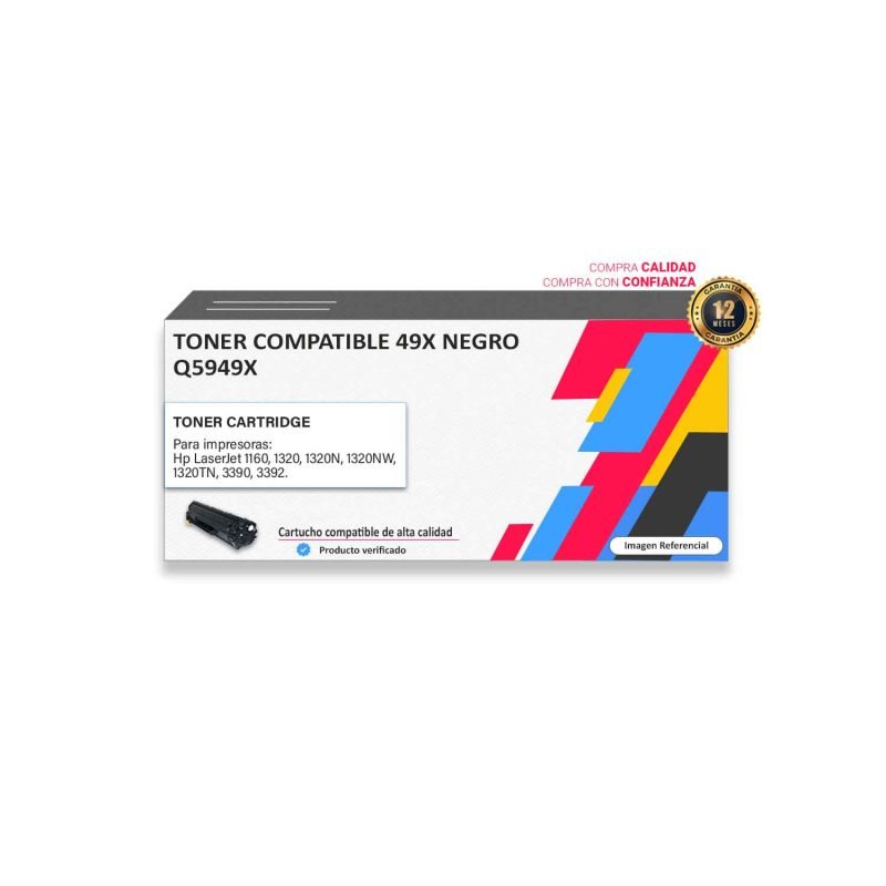 TONER COMPATIBLE HP 49X NEGRO PARA 1160 1320