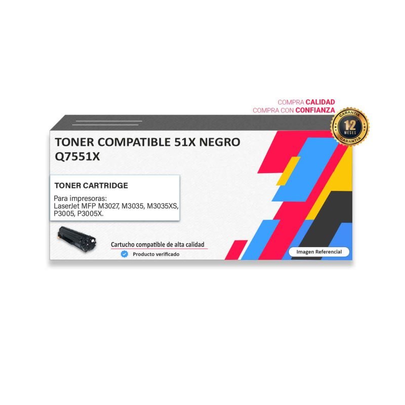 TONER COMPATIBLE HP 51X NEGRO PARA M3027