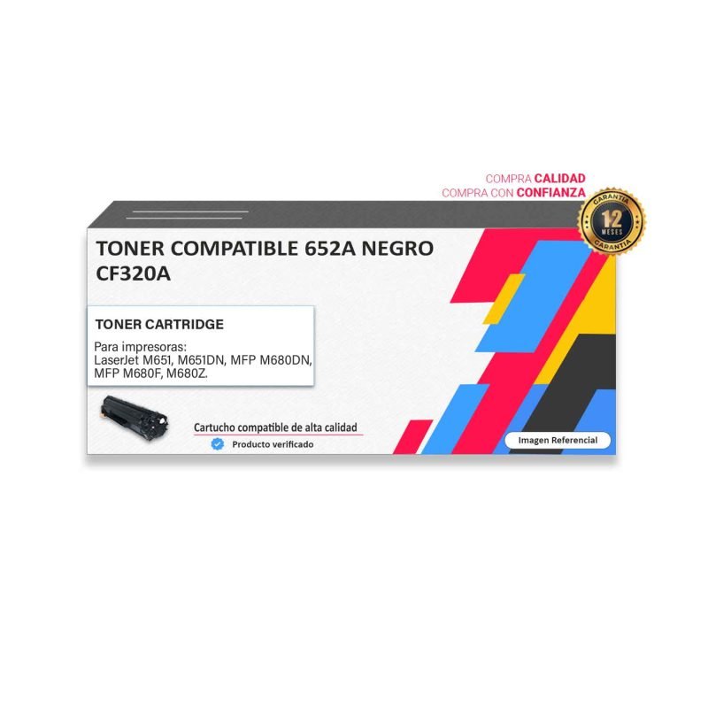 TONER COMPATIBLE HP 652A NEGRO PARA M651DN