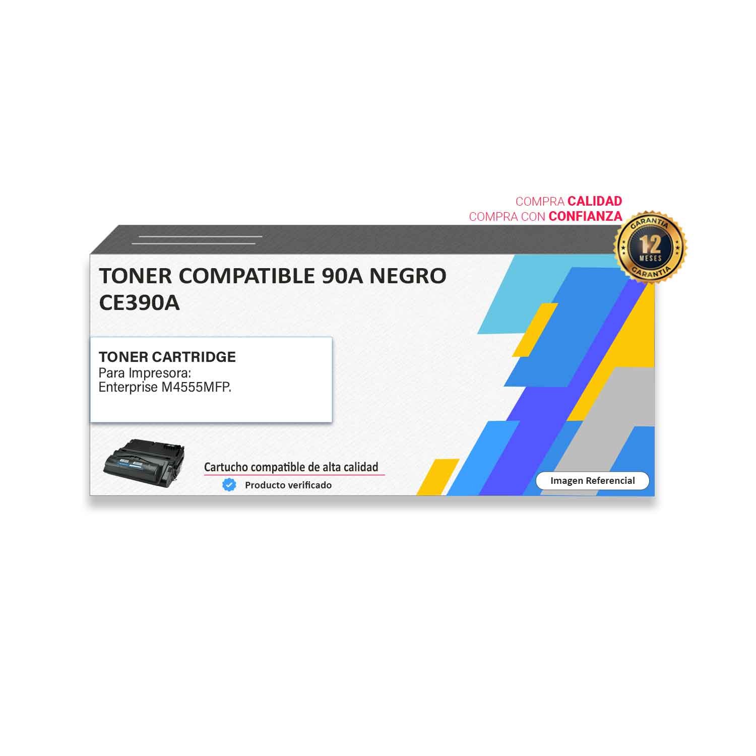 TONER-COMPATIBLE-HP-90A-NEGRO-PARA-M4555 TONER COMPATIBLE HP 90A NEGRO PARA M4555