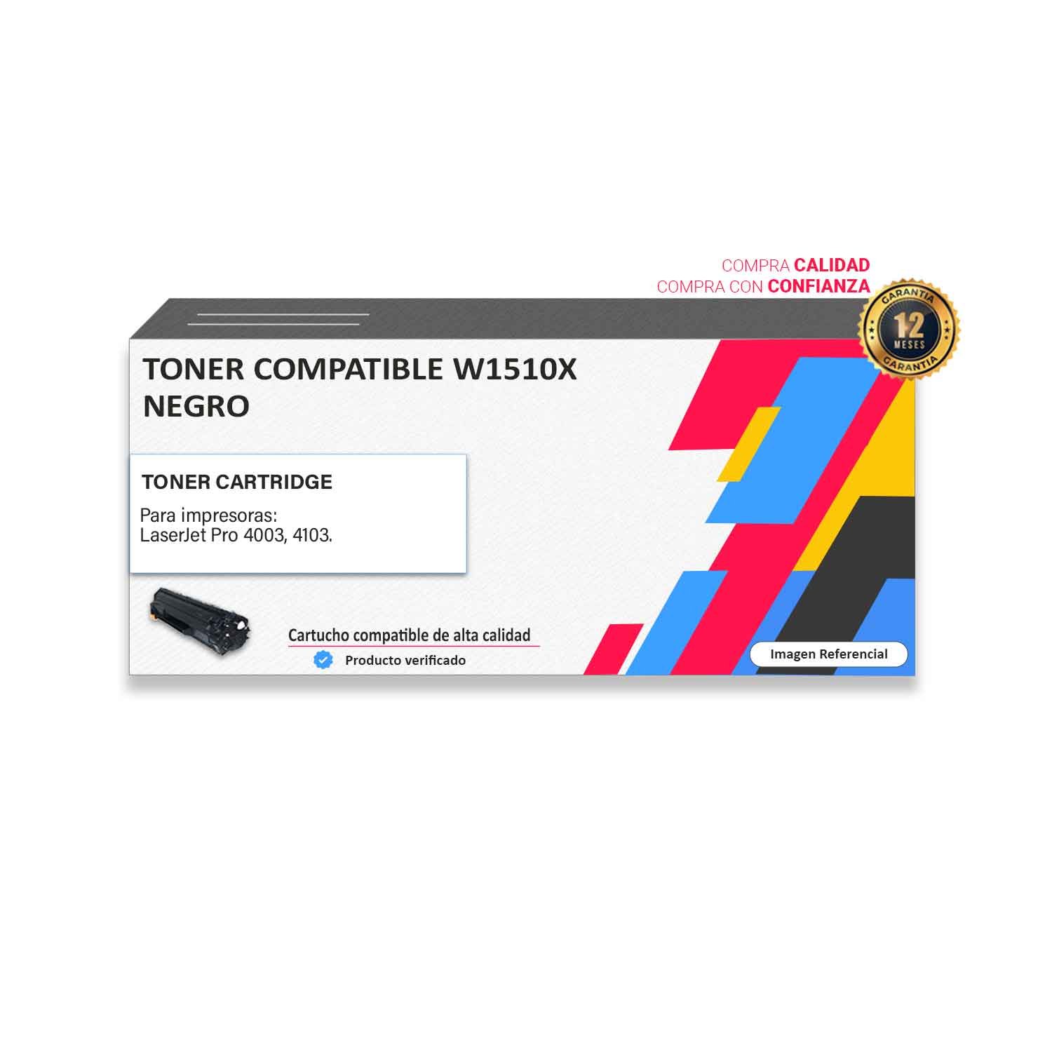 TONER-COMPATIBLE-HP-W1510X-NEGRO-PARA-4003A TONER COMPATIBLE HP W1510X NEGRO PARA 4003A