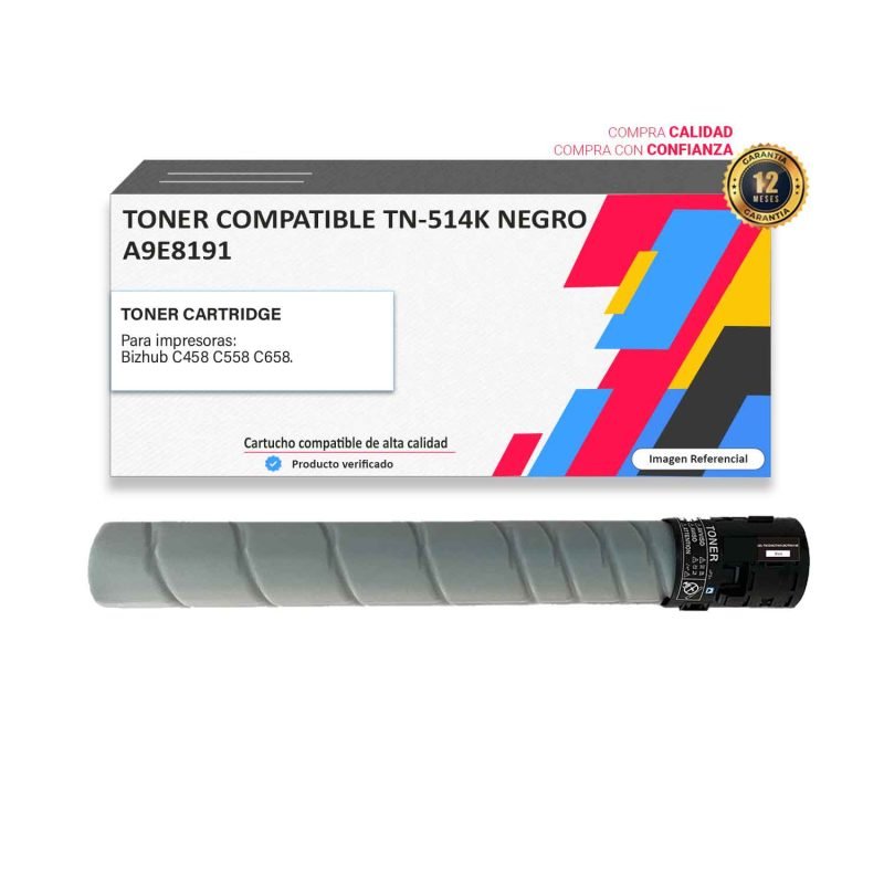 TONER COMPATIBLE KONICA MINOLTA TN-514K PARA C458