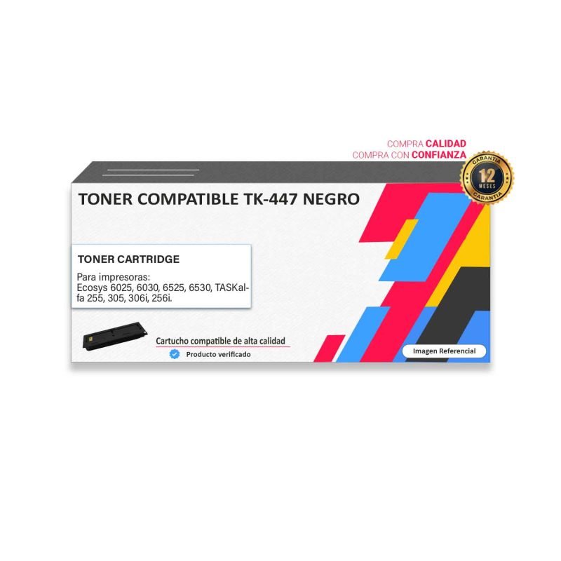 TONER COMPATIBLE KYOCERA TK-447 NEGRO PARA FS6025