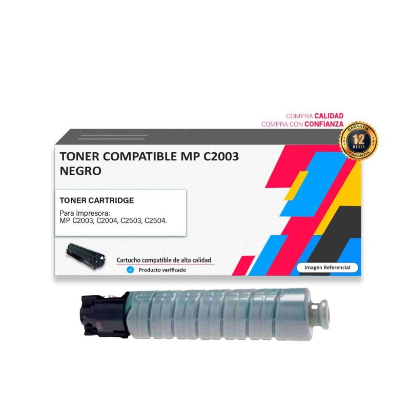 TONER COMPATIBLE MP C2003 NEGRO 1