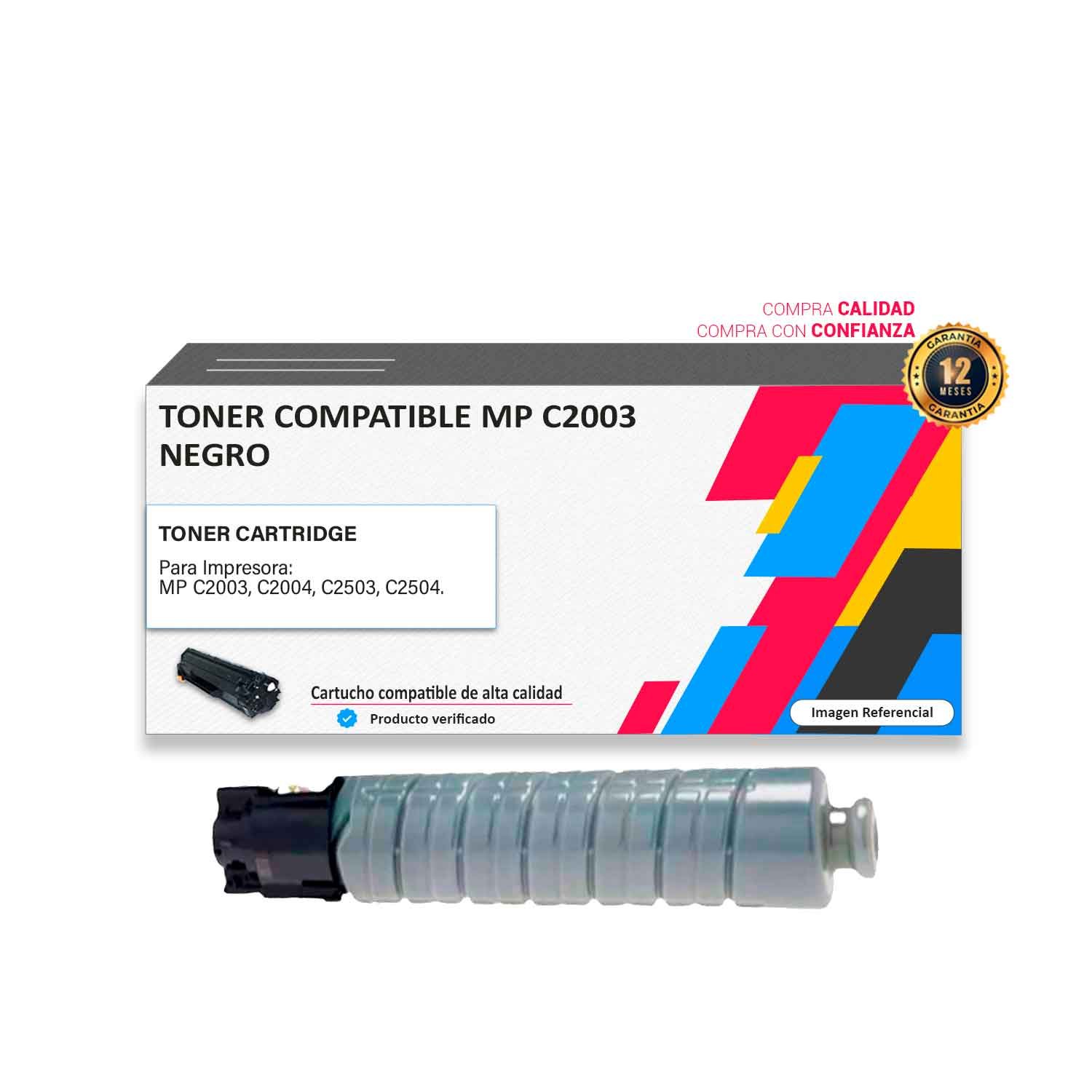 TONER-COMPATIBLE-MP-C2003-NEGRO TONER COMPATIBLE MP C2003 NEGRO 1