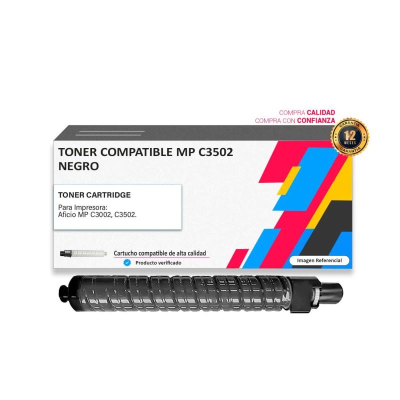 TONER COMPATIBLE MP C3502 NEGRO