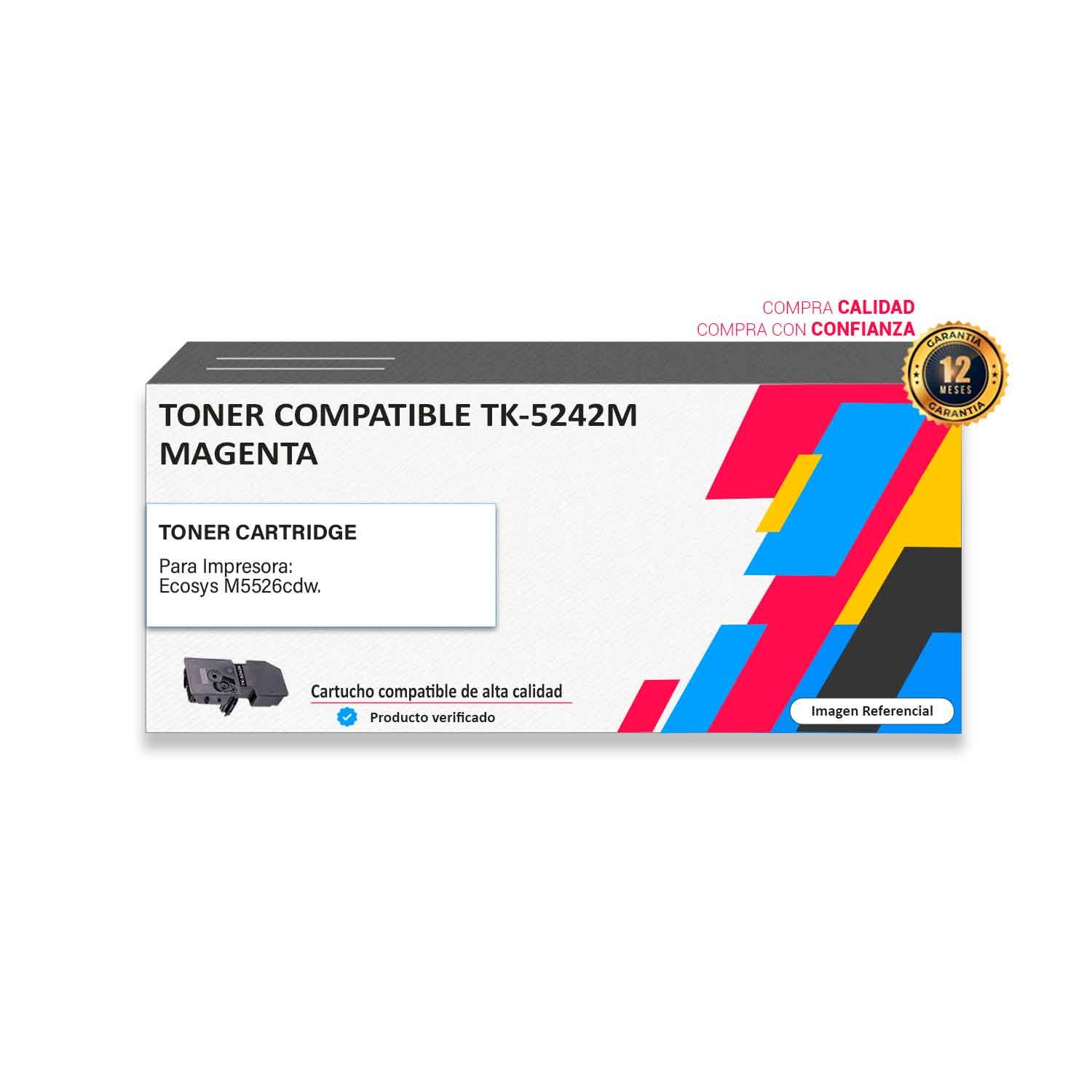 TONER-COMPATIBLE-TK-5242M-MAGENTA TONER COMPATIBLE TK 5242M MAGENTA