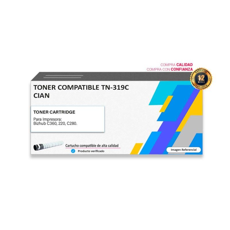 TONER COMPATIBLE KONICA MINOLTA TN-319C