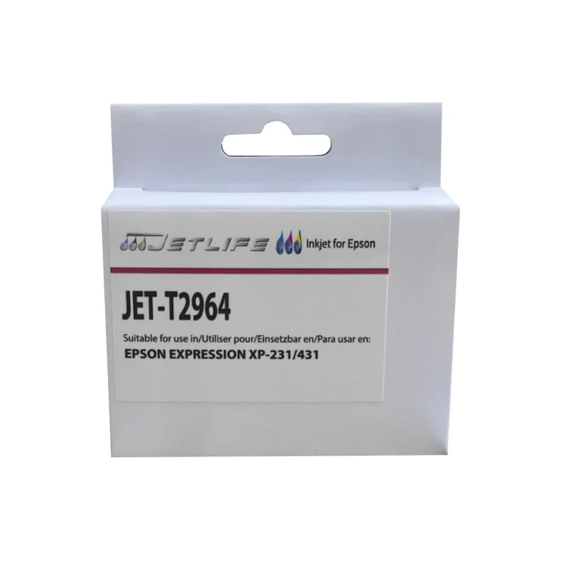 TINTA JETLIFE EPSON 296 AMARILLO