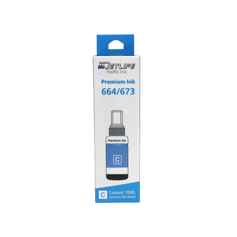 Tinta Jetlife Epson T673 Cian