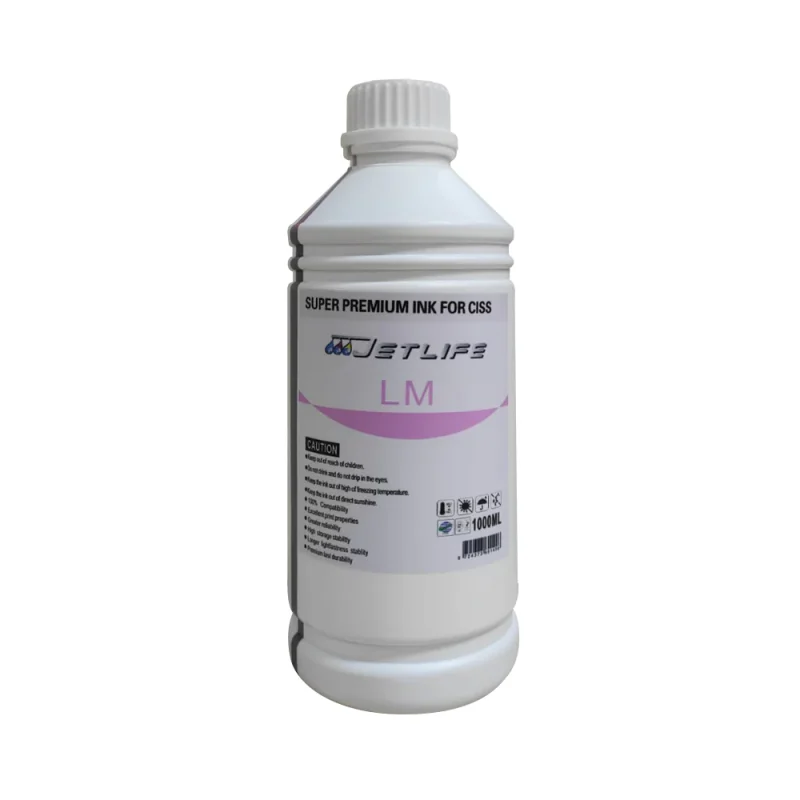 TINTA JETLIFE RECARGA 1 LITRO MAGENTA LIGHT