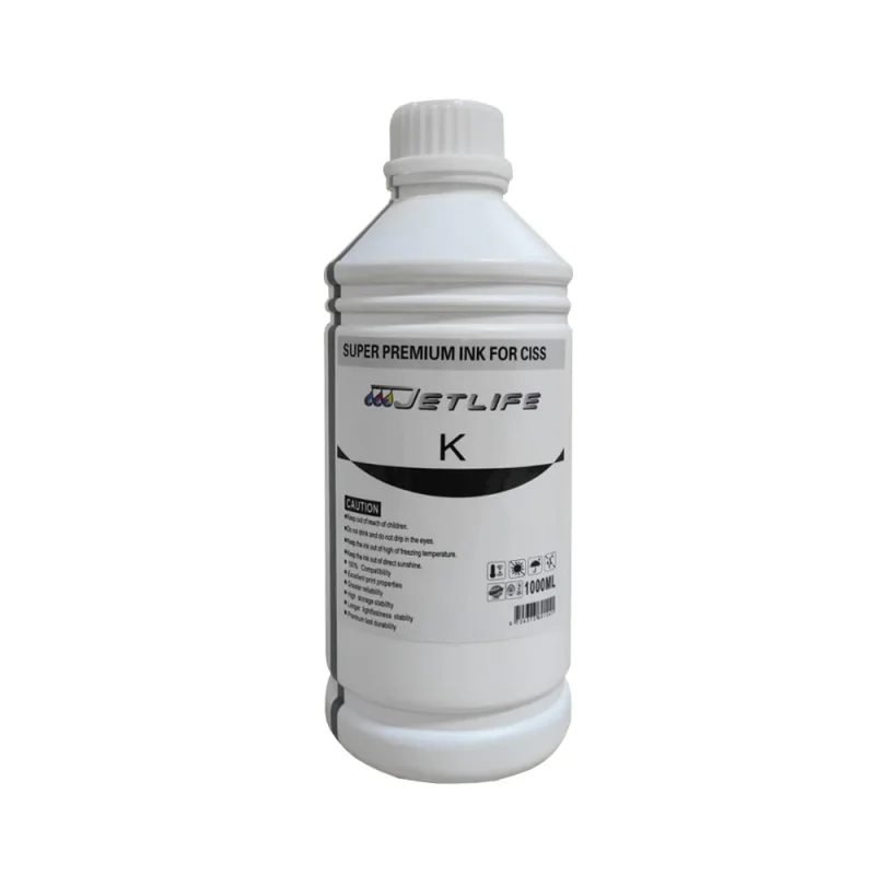 TINTA JETLIFE RECARGA 1 LITRO NEGRO