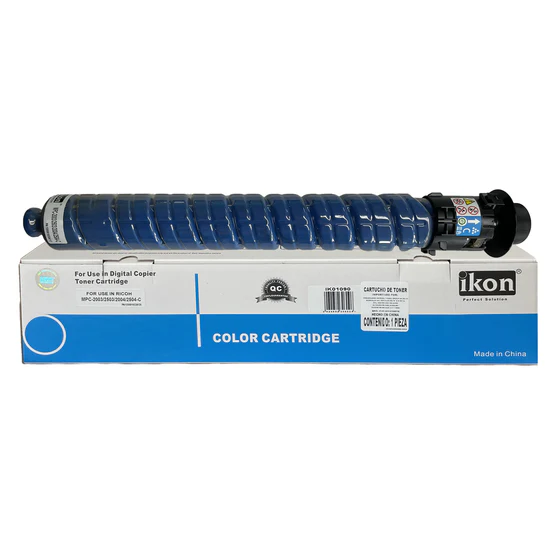 Toner Ikon Ricoh MP C2503 Cian para impresora MP C2003 C2004 C2503 C2504