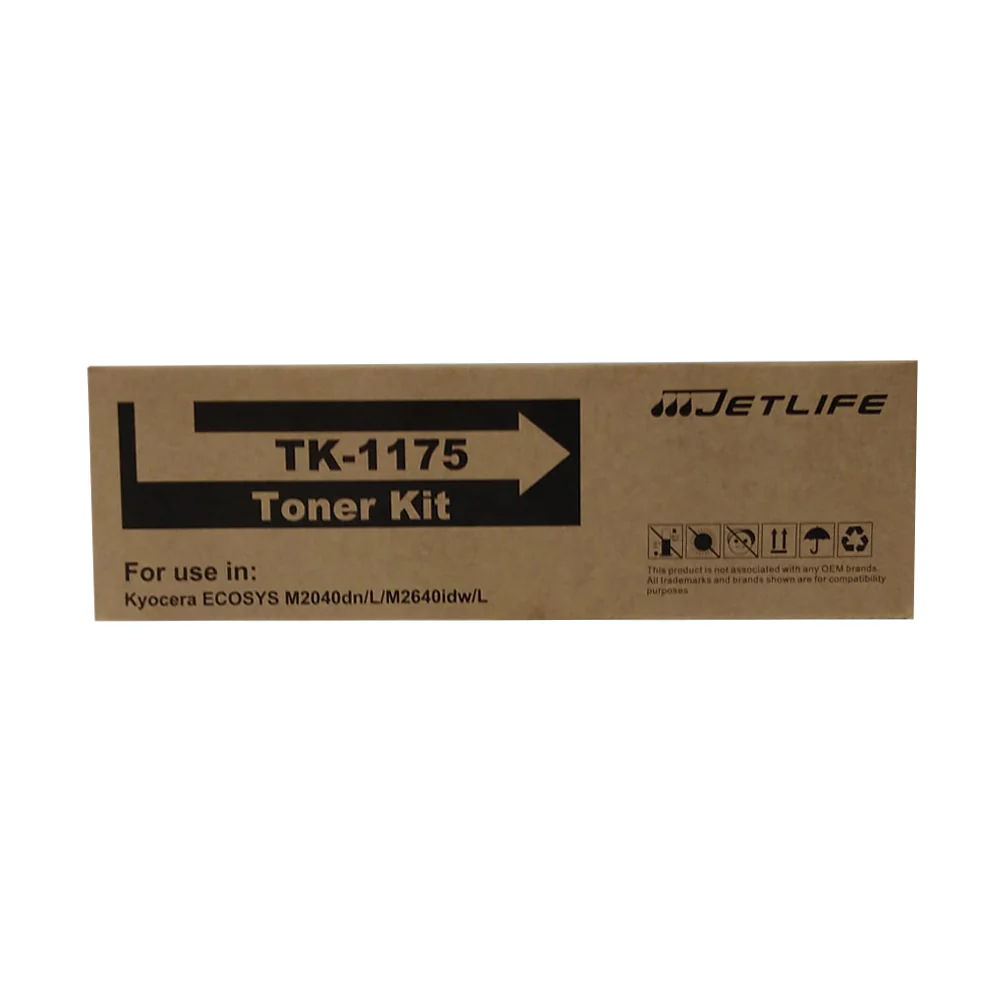 Toner Jetlife Kyocera TK-1175 Negro TONER JETLIFE KYOCERA TK-1175 NEGRO PARA M2040 2640
