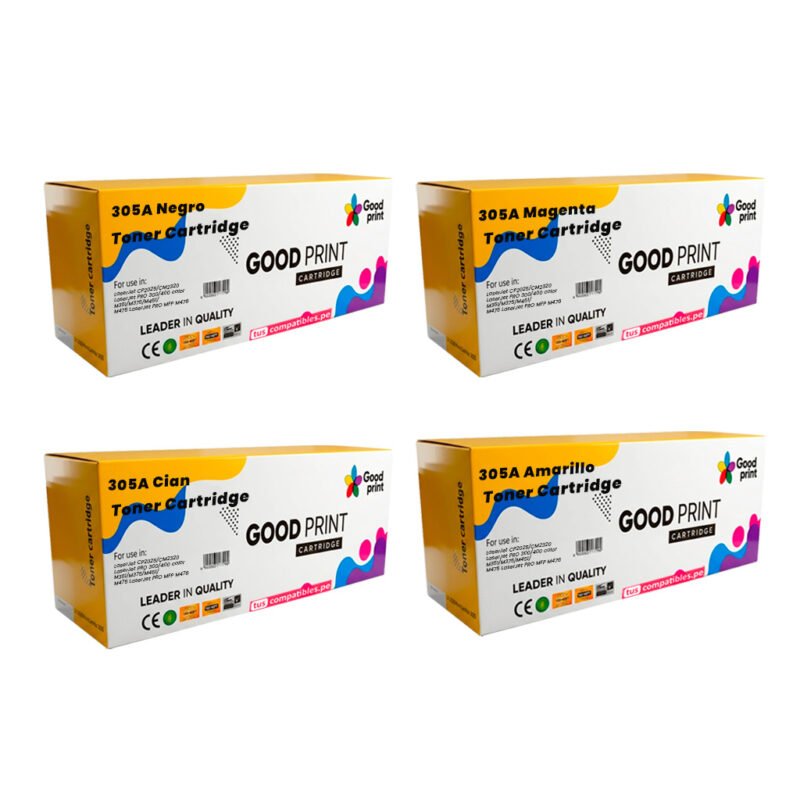 Kit Toner compatible Hp 305A GoodPrint